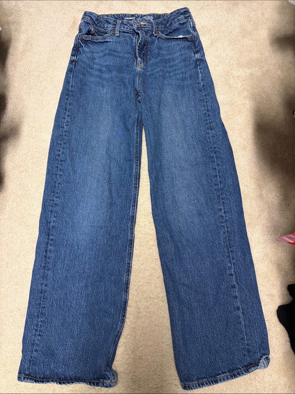 Old Navy Women's Sky High Wide-Leg Jeans